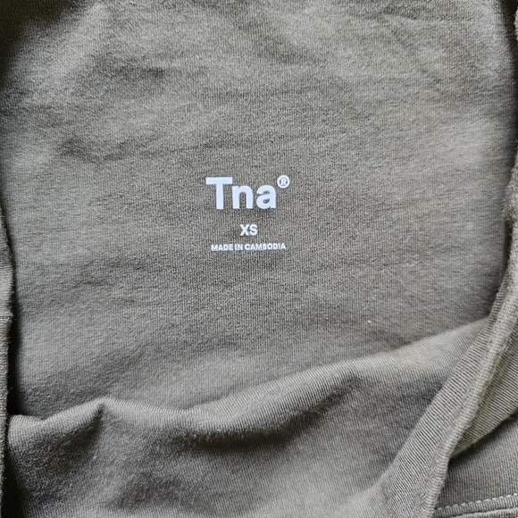 Tna Chill Atmosphere High Rise Ankle Legging Raw Hem Olive green XS - Picture 6 of 6